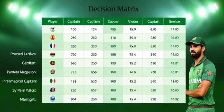 66Lottery captain decision matrix